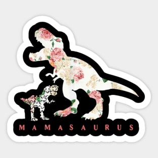 Mamasaurus Autism Awareness Dinosaur Shirt Autism Sticker